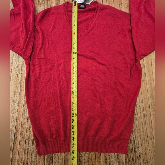Jos. A. Bank Pullover Sweater Mens 2XL Red Signature‎ Collection Piece. NWT - Picture 5 of 9